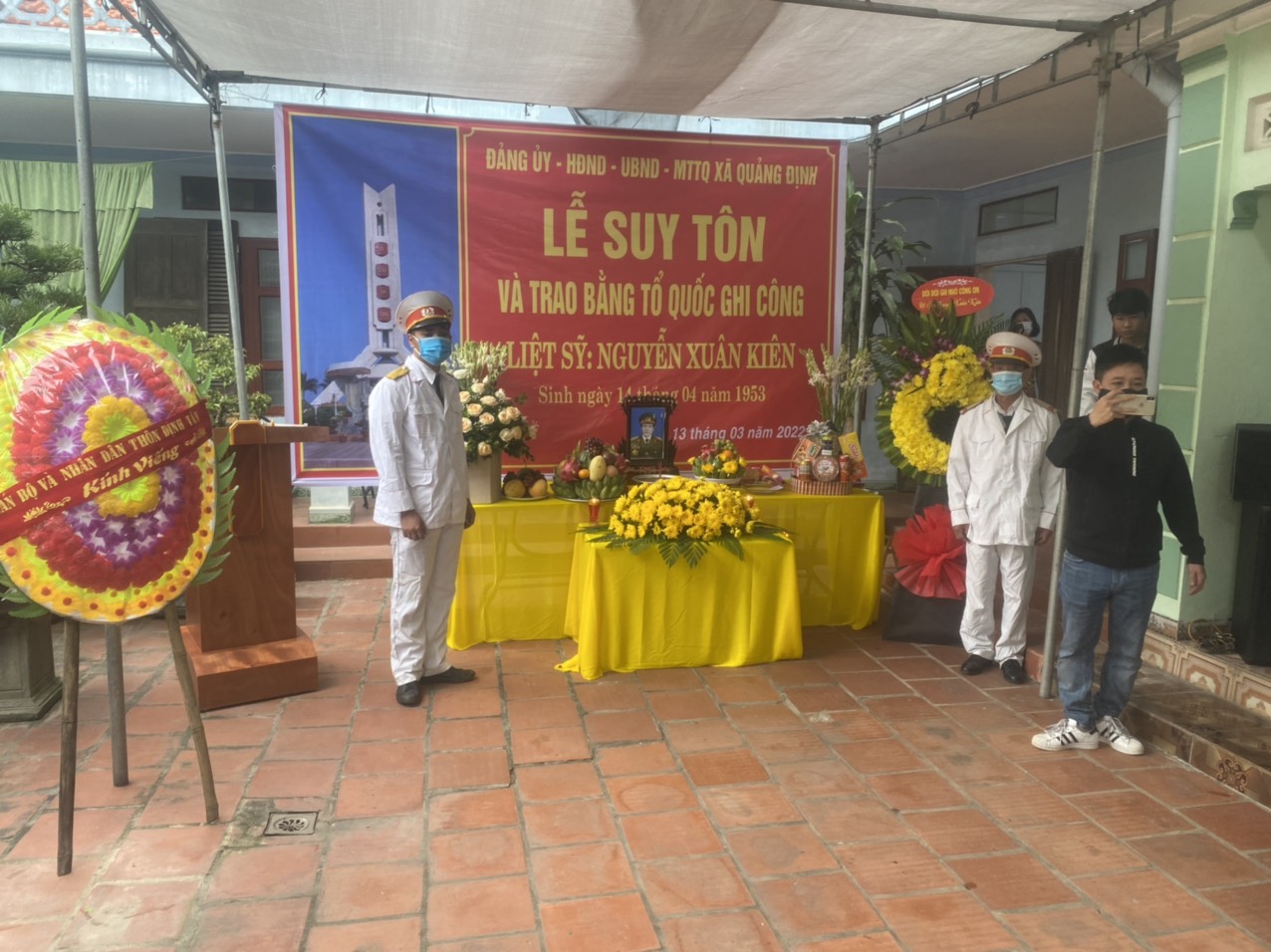 Lễ suy tôn cho Liệt sỹ Nguyễn Xuân Kiên
