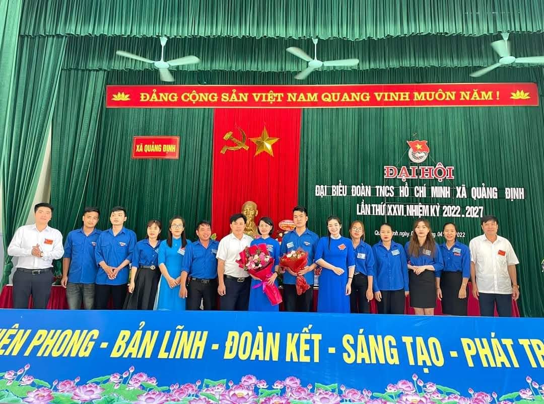 Đại hội đoàn Thanh Niên cộng sản hồ chí minh xã Quảng Định
